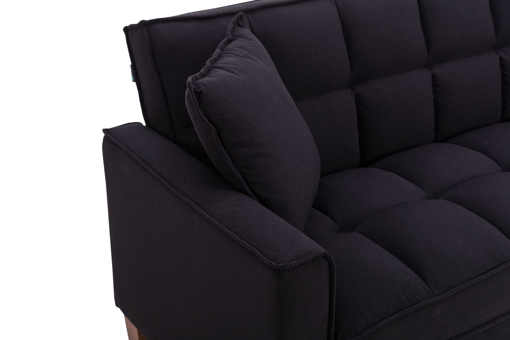 2063Bk - Linen Sofa