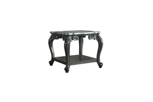 House - Delphine - End Table - Charcoal Finish Unique Piece Furniture