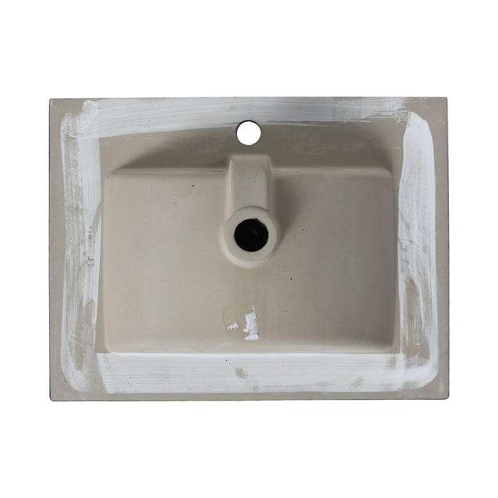 24" Ceramic Top Sink - Black