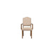 Maurice - Chair (Set of 2) - Khaki Linen & Antique Oak Unique Piece Furniture