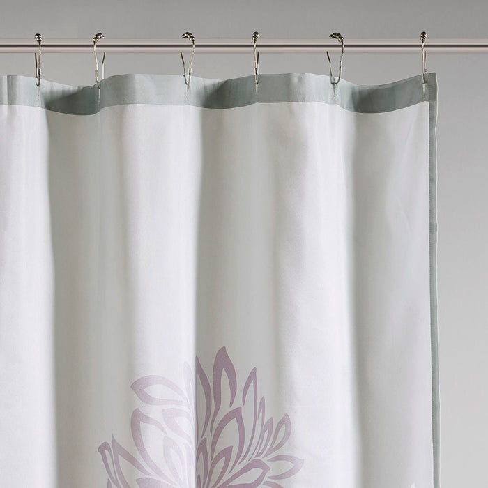 Printed Floral Shower Curtain