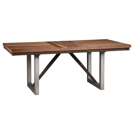 Spring Creek - Dining Table With Extension Leaf - Natural Walnut Unique Piece Furniture