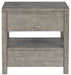 Krystanza - Weathered Gray - Rectangular End Table Unique Piece Furniture
