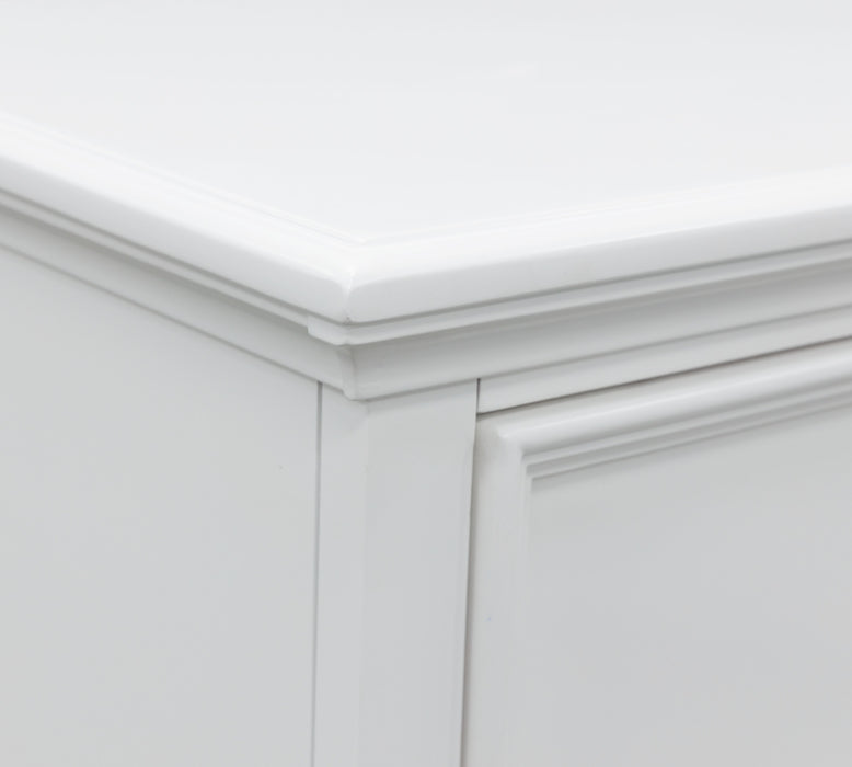Fortman - Five Drawer Chest - White