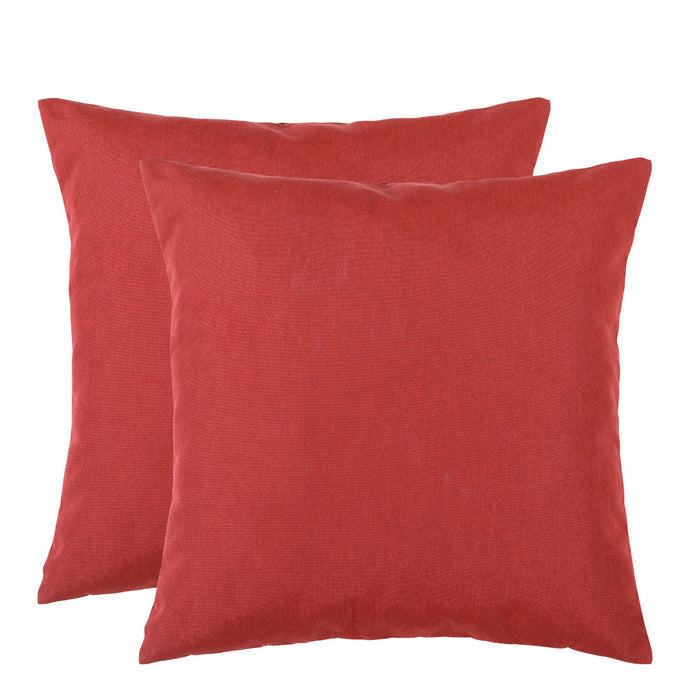 Pack Of 2 Outdoor Pillow With Inserts, 18" X 18"