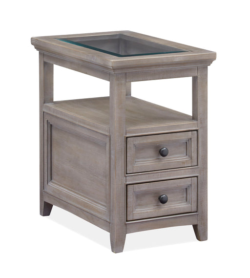 Paxton Place - Chairside End Table - Dovetail Grey Unique Piece Furniture