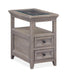 Paxton Place - Chairside End Table - Dovetail Grey Unique Piece Furniture
