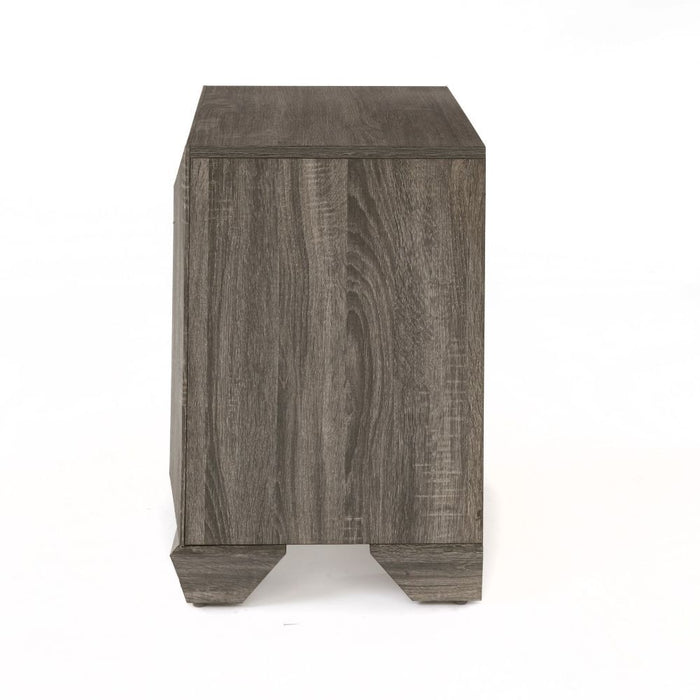 Lyndon - Nightstand - Weathered Gray Grain Unique Piece Furniture