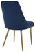 Wynora - Blue - Dining Uph Side Chair (Set of 2) Unique Piece Furniture