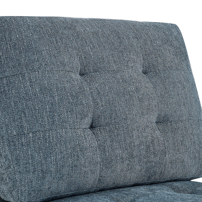 Corner Sofa For Modular Sectional, Navy Chenille