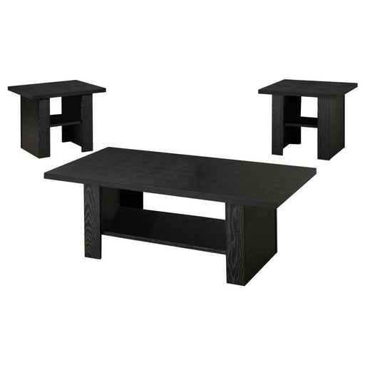 Rodez - 3 Piece Occasional Table Set - Black Oak Unique Piece Furniture