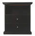 Maribel - Black - One Drawer Night Stand Unique Piece Furniture