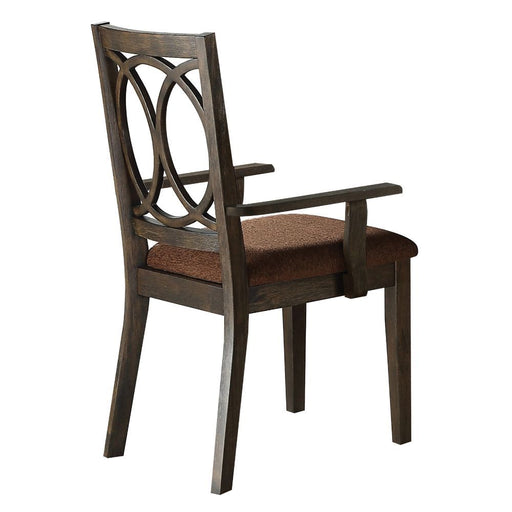 Jameson - Chair (Set of 2) - Brown Fabric & Espresso Unique Piece Furniture