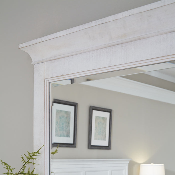 Heron Cove - Landscape Mirror - Chalk White Unique Piece Furniture