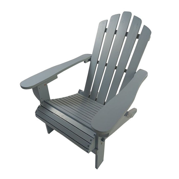 Outdoor Or Indoor Wood Adirondack Chair, Walnut