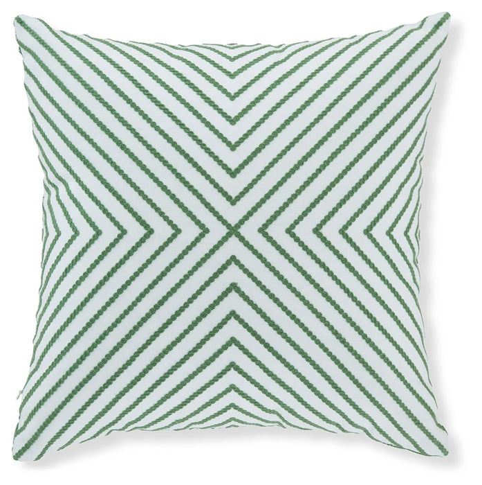 Bellvale - Green / White - Pillow (Set of 4) Unique Piece Furniture