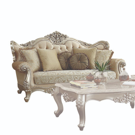 Bently - Sofa - Fabric & Champagne Unique Piece Furniture