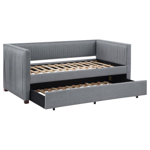 Brodie - Upholstered Twin Daybed With Trundle - Gray Unique Piece Furniture