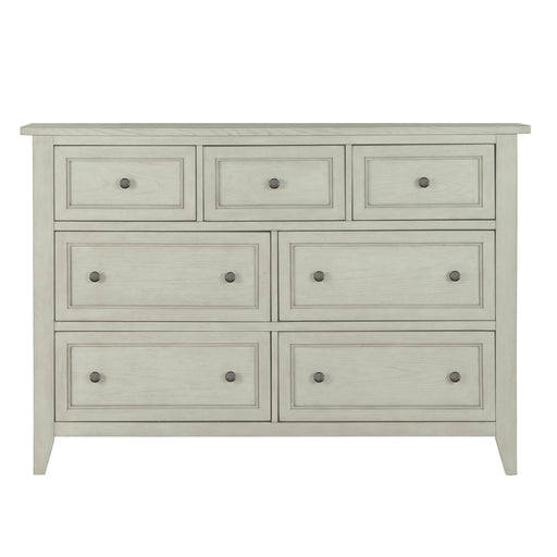 Raelynn - 7 Drawer Dresser - Weathered White Unique Piece Furniture
