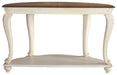 Realyn - White / Brown - Sofa Table Unique Piece Furniture