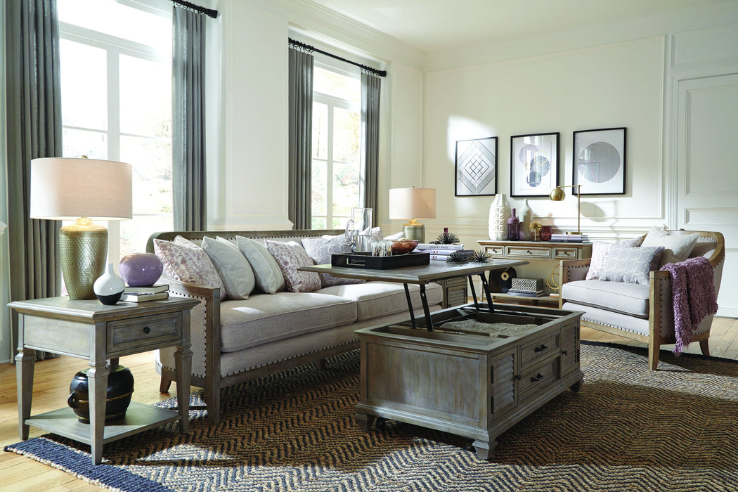 Lancaster - Rectangular Sofa Table - Dove Tail Grey Unique Piece Furniture