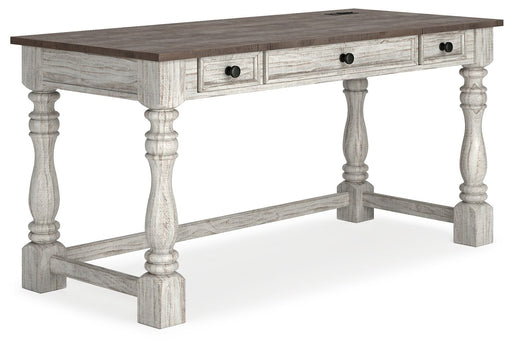 Havalance - White / Gray - Home Office Desk Unique Piece Furniture