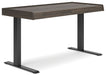Zendex - Dark Brown - Adjustable Height Desk Unique Piece Furniture