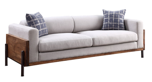 Pelton - Sofa - Fabric & Walnut Unique Piece Furniture