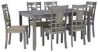 Jayemyer - Charcoal Gray - Rect Drm Table Set (Set of 7) Unique Piece Furniture