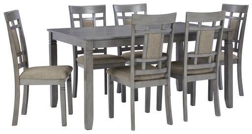 Jayemyer - Charcoal Gray - Rect Drm Table Set (Set of 7) Unique Piece Furniture
