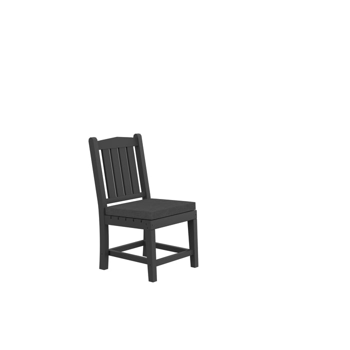 Dining Chair With Cushion No Armrest (Set of 2) - Gray