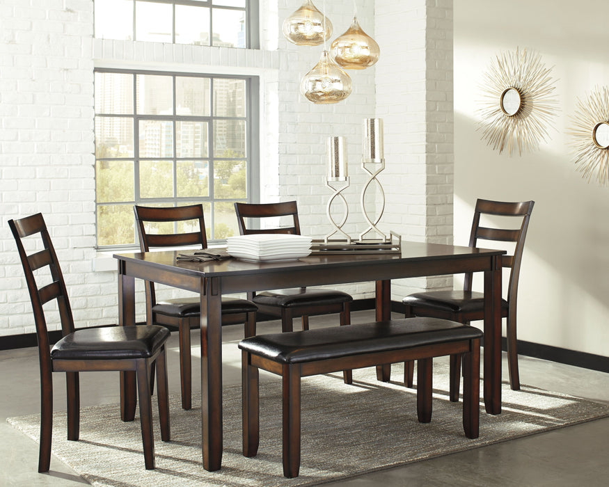 Coviar - Brown - Dining Room Table Set (Set of 6) Unique Piece Furniture