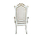 Vendom - Dining Chair (Set of 2) - PU & Antique Pearl Finish Unique Piece Furniture