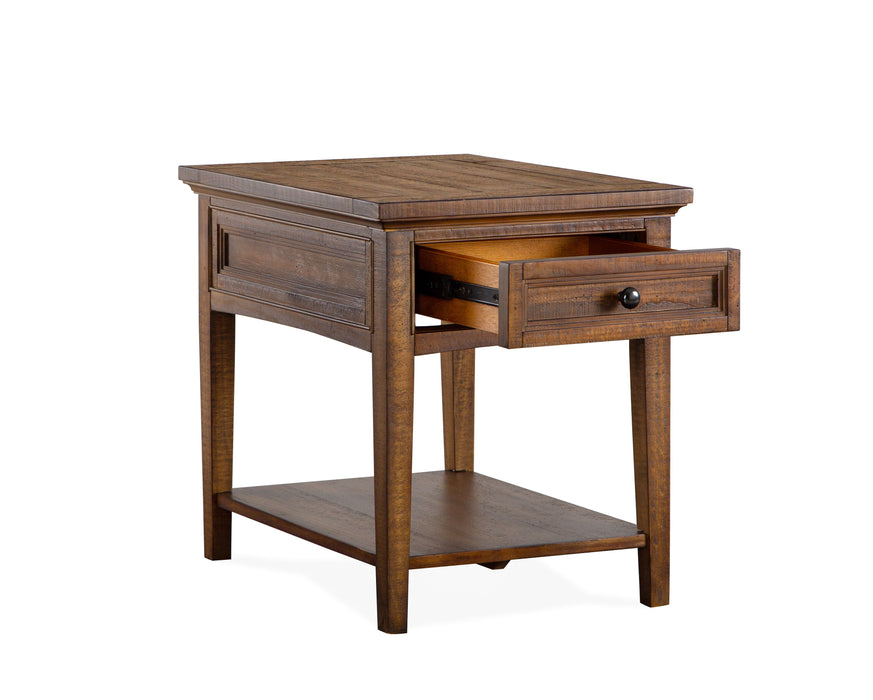 Bay Creek - Rectangular End Table - Toasted Nutmeg Unique Piece Furniture