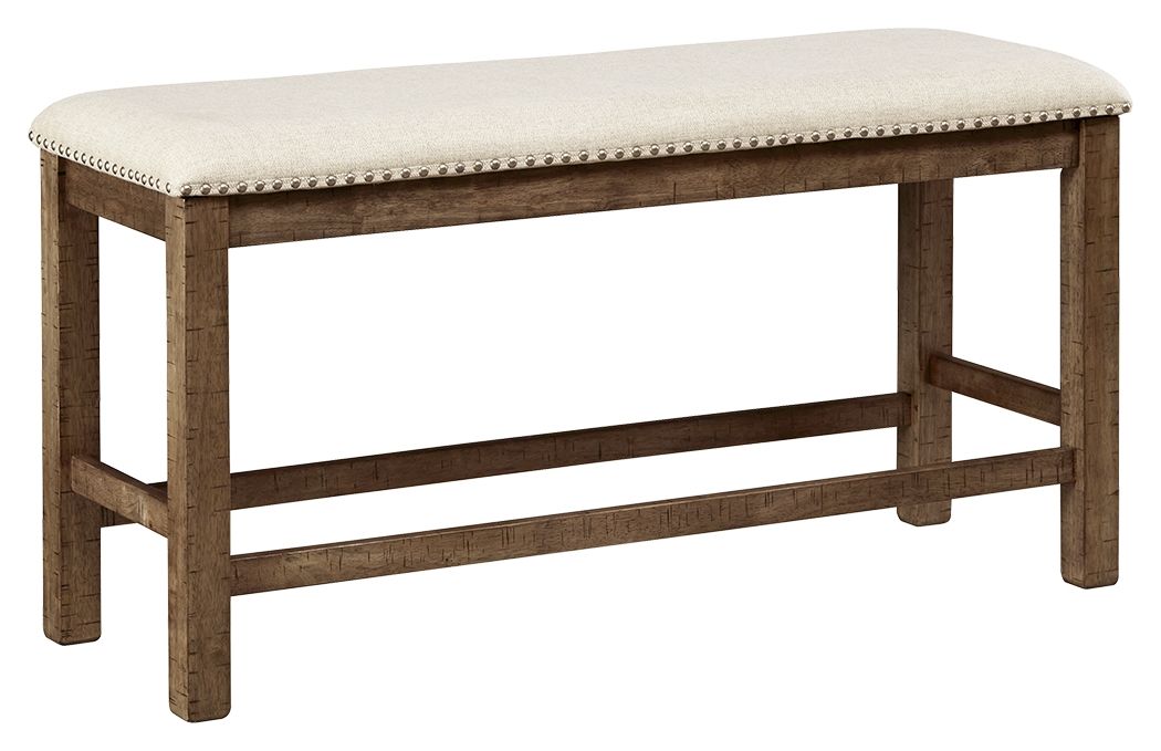 Moriville - Beige - Double Uph Bench Unique Piece Furniture