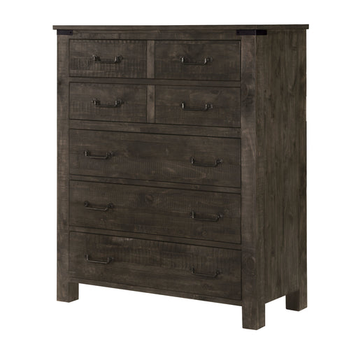 Abington - 5 Drawer Chest - Weathered Charcoal Unique Piece Furniture