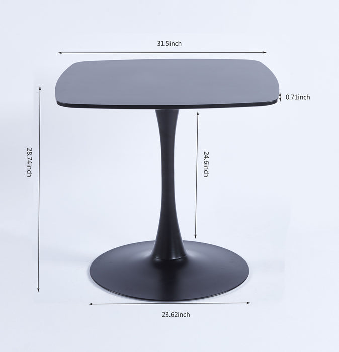 Special Dining Table, MDF Dining Table, Kitchen Table - Black, Exective Desk