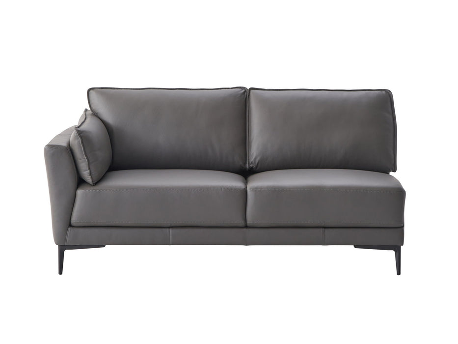 Acme Meka Sectional Sofa, Anthracite Leather