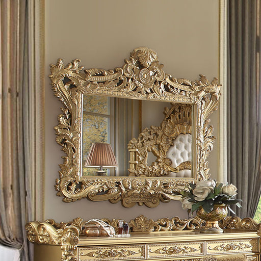 Bernadette - Mirror - Gold Finish Unique Piece Furniture