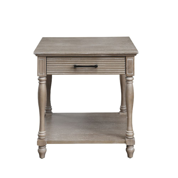 Ariolo - End Table - Antique White Unique Piece Furniture