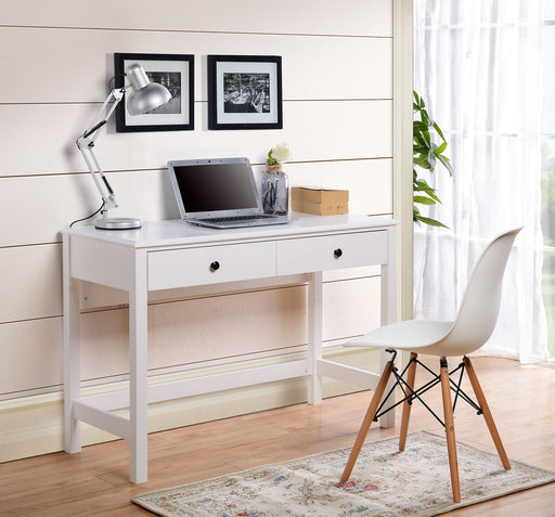 Othello - White - Home Office Small Desk Unique Piece Furniture