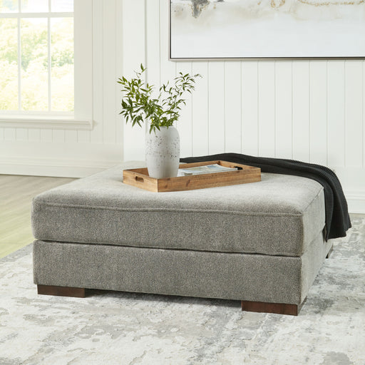 Bayless - Smoke - Oversized Accent Ottoman Unique Piece Furniture