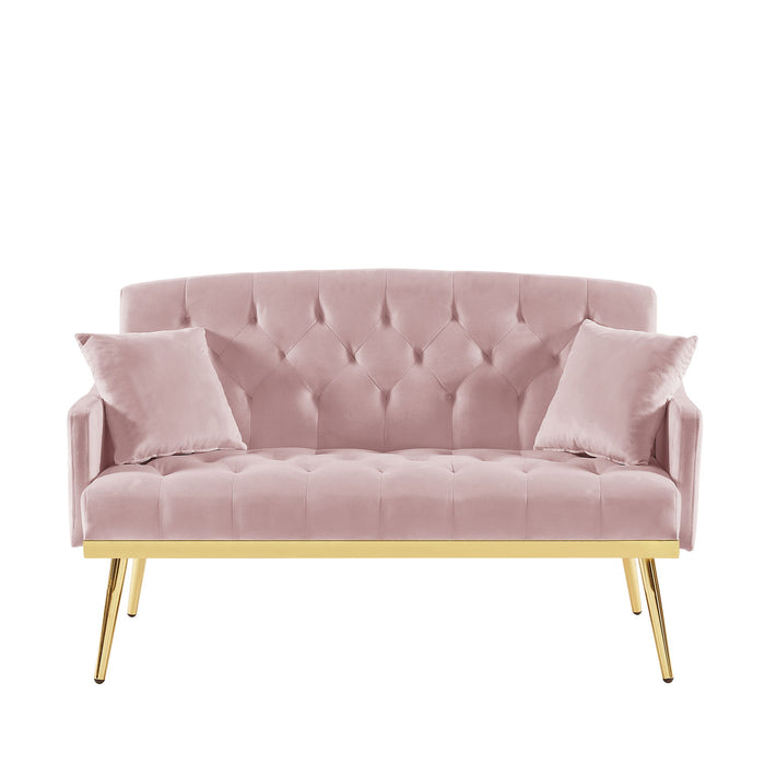 Pink 2 Seater Sofa