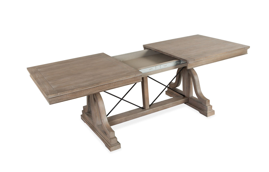 Paxton Place - Trestle Dining Table - Dovetail Grey