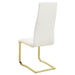 Montclair - Side Chairs (Set of 4) - White And Rustic Brass Unique Piece Furniture