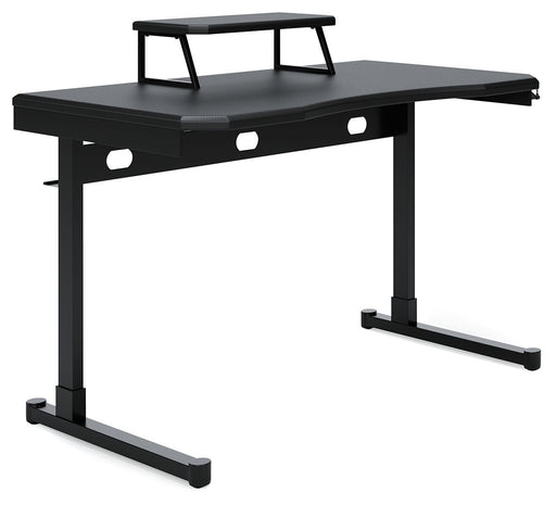 Lynxtyn - Black - Home Office Desk Unique Piece Furniture