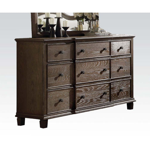 Baudouin - Dresser - Weathered Oak Unique Piece Furniture