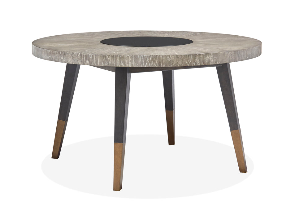 Ryker - Round Dining Table - Homestead Brown Unique Piece Furniture