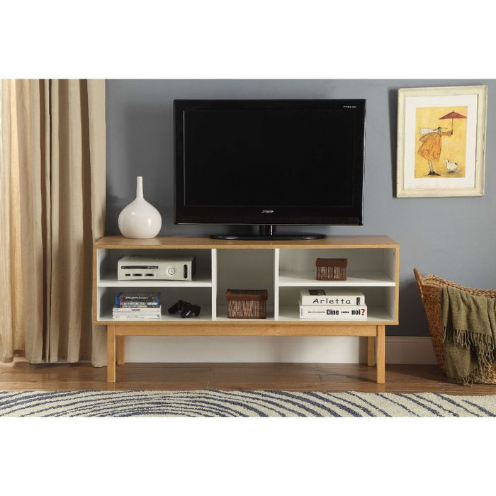 Drivia - Accent Table - Natural & Ivory Unique Piece Furniture