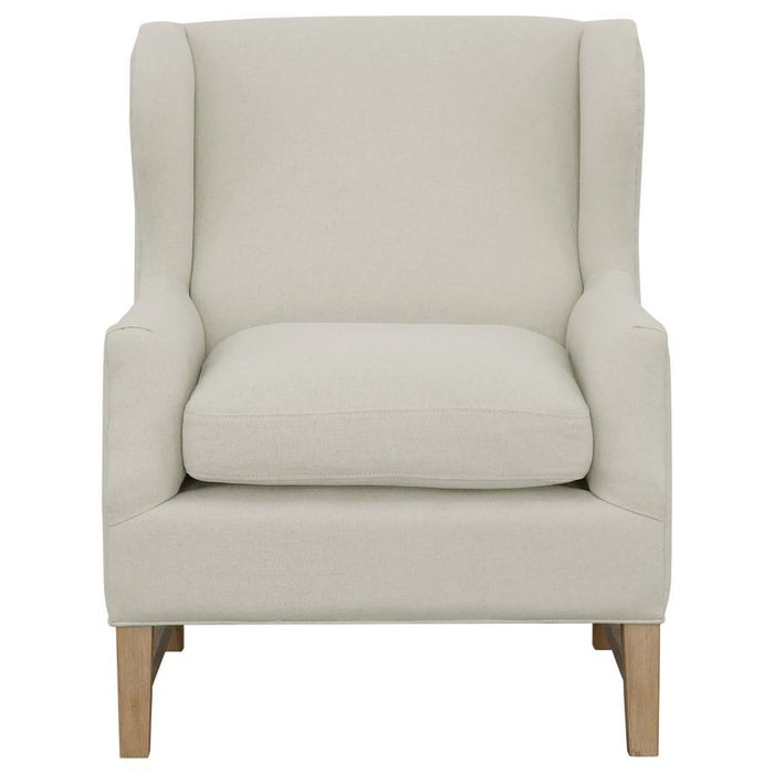 Fleur - Wing Back Accent Chair - Cream Unique Piece Furniture
